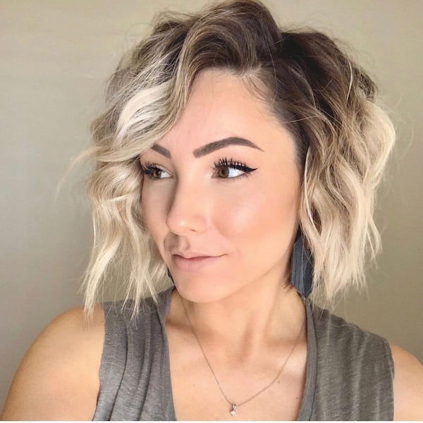 Layered Blonde Bob