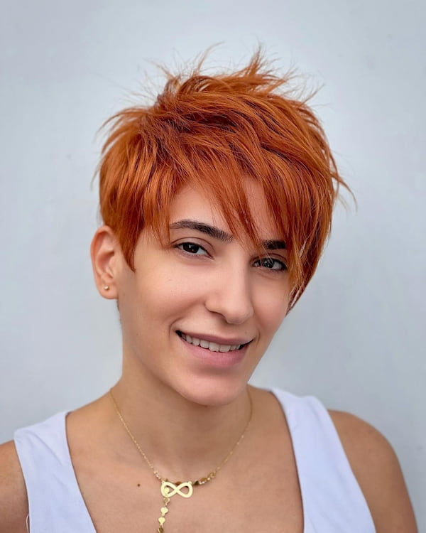 Layered Pixie with Bangs