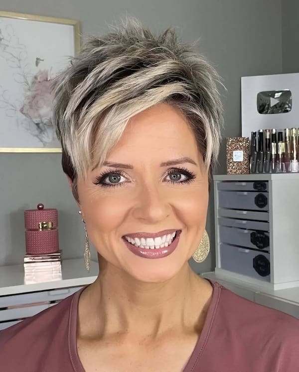 Layered Pixie with Undercut