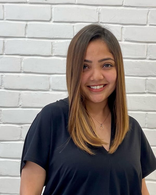 Layered Straight Long Bob