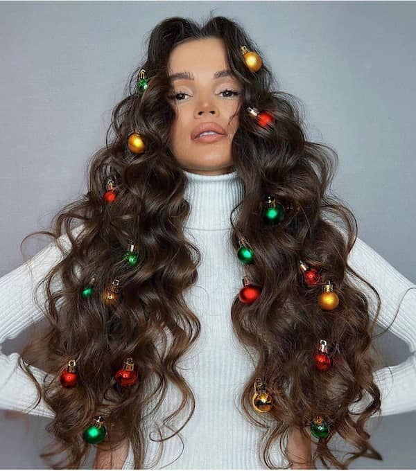 long-hair-with-christmas-lighting Long Hair with Christmas Lighting