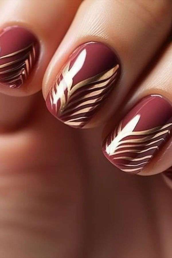 Luxe Burgundy and Gold