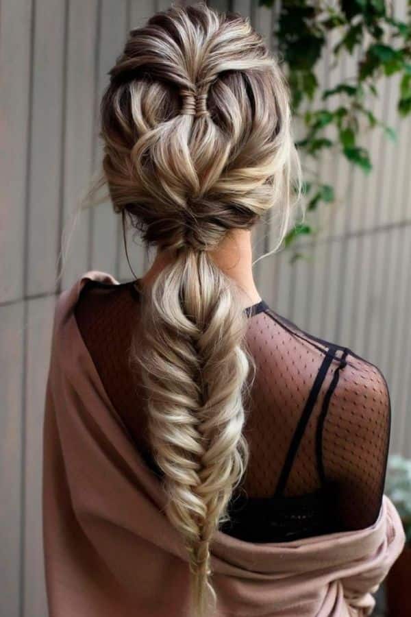 Messy Fishtail Braid