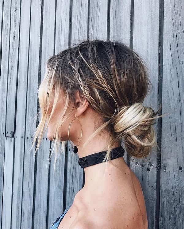 messy-low-bun Messy Low Bun