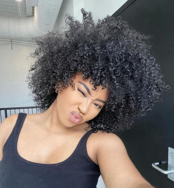 messy-short-curly-hair Messy Short Curly Hair