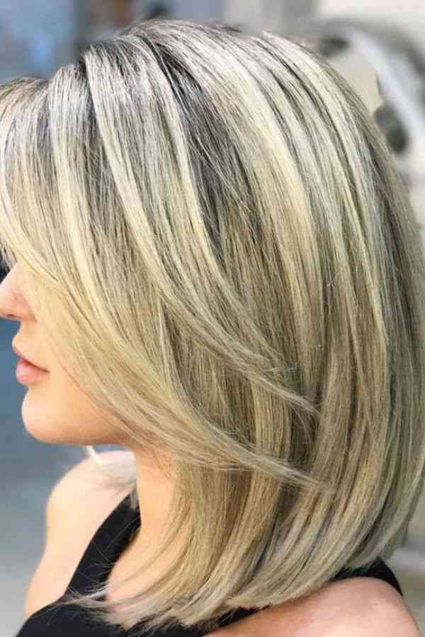 Mid-Length Hair with Face-Framing Layers