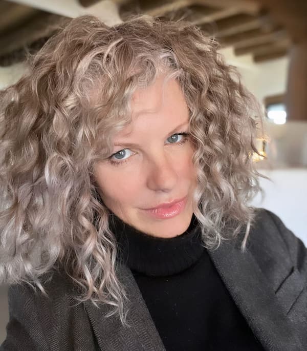 Natural Gray Curly Haircut