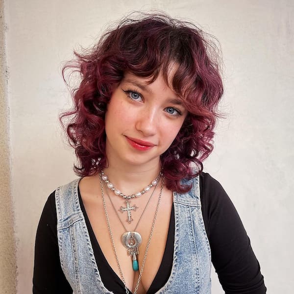 neck-length-dry-cut-curls-with-bang Neck-Length Dry Cut Curls with Bang