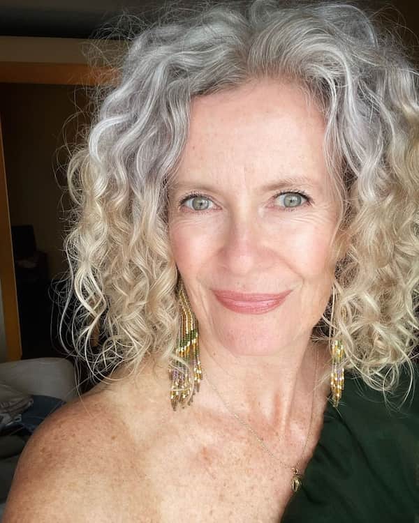 neck-length-gray-curly-haircut Neck-Length Gray Curly Haircut