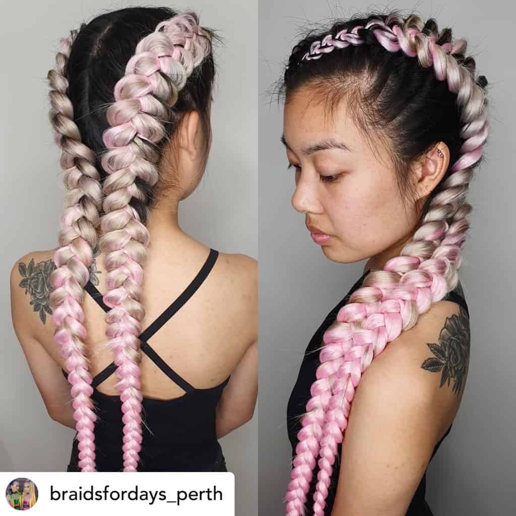 Festival braids are the perfect hairstyle for New Years Eve!