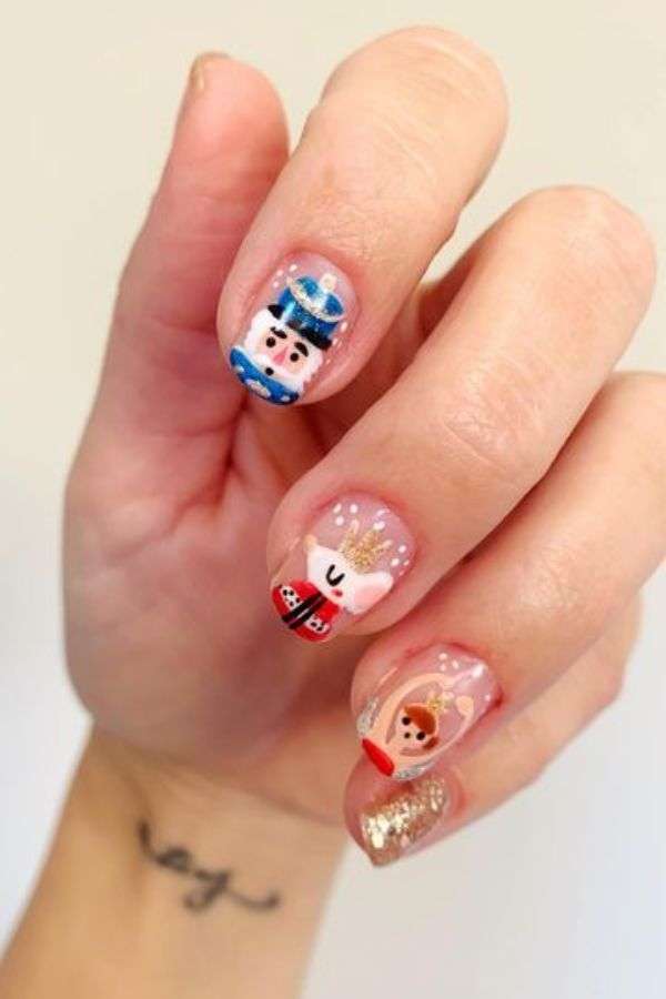 Nutcracker Ballet Nails