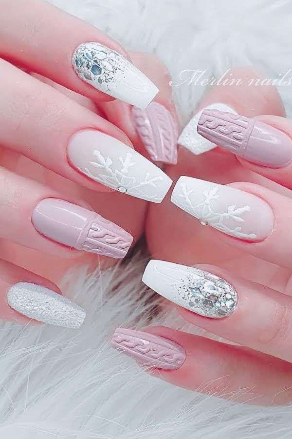 Ornament-Inspired Nails