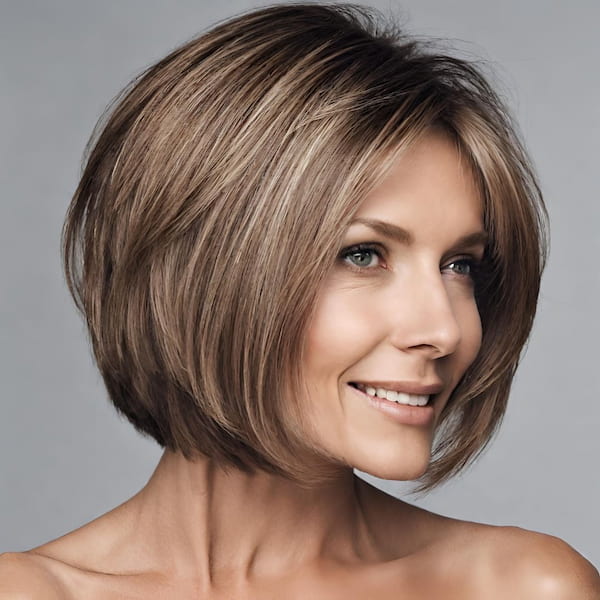 Perfectly Layered Bob Haircut 