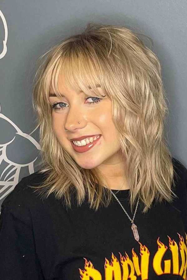 Piecey Shag with Bangs