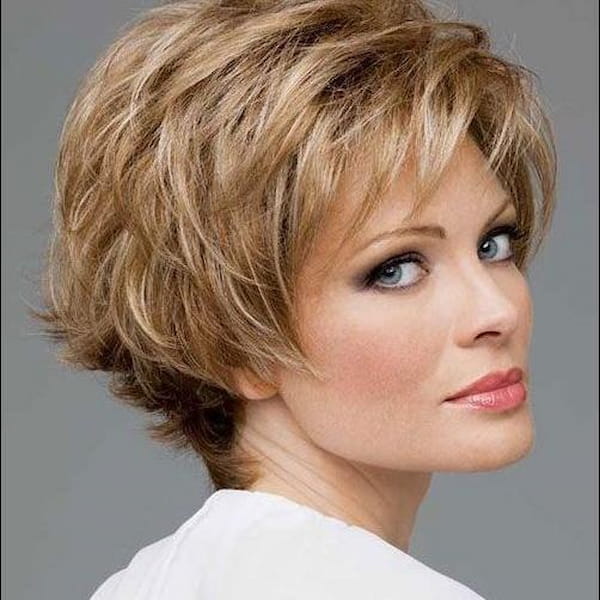 Pixie Haircut with Overlapping Layers 