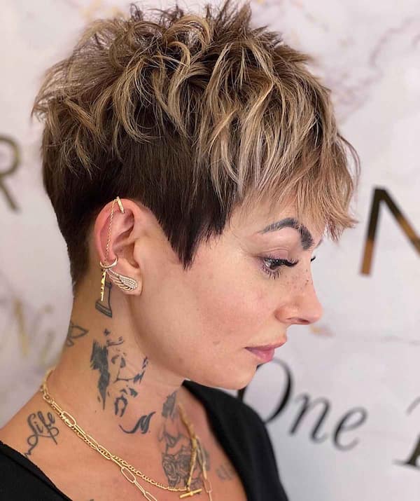 Pixie Haircut with Spiky Layers