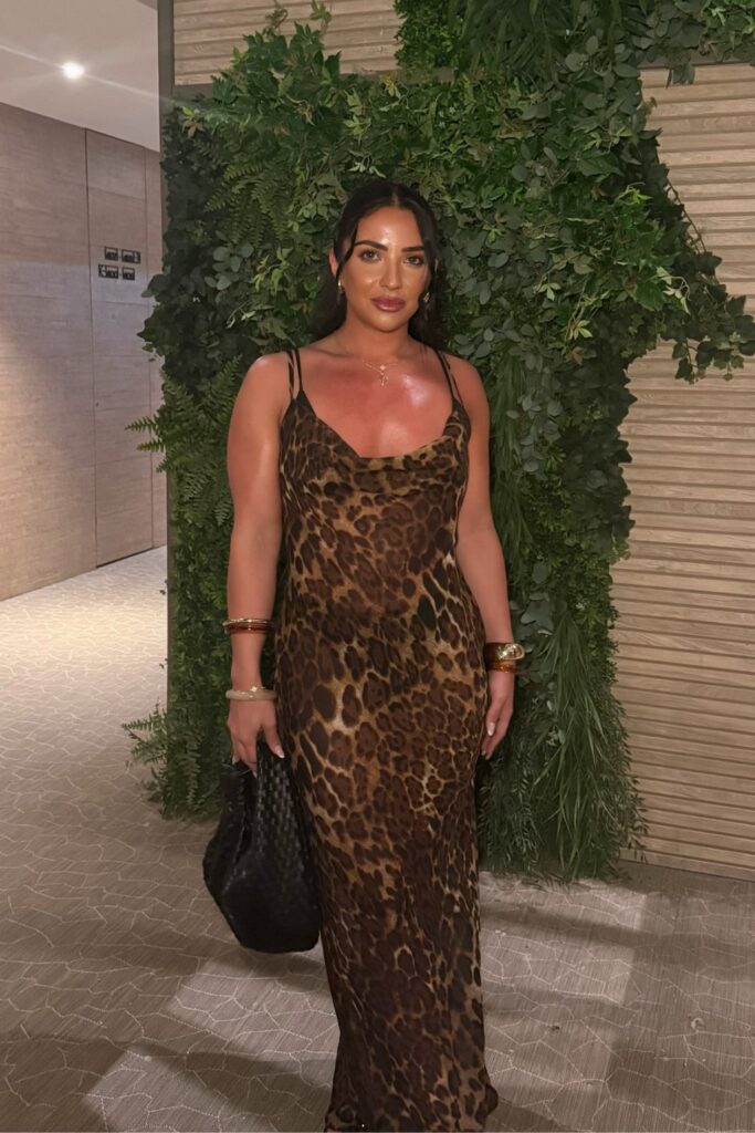 Leopard Print Maxi Dress