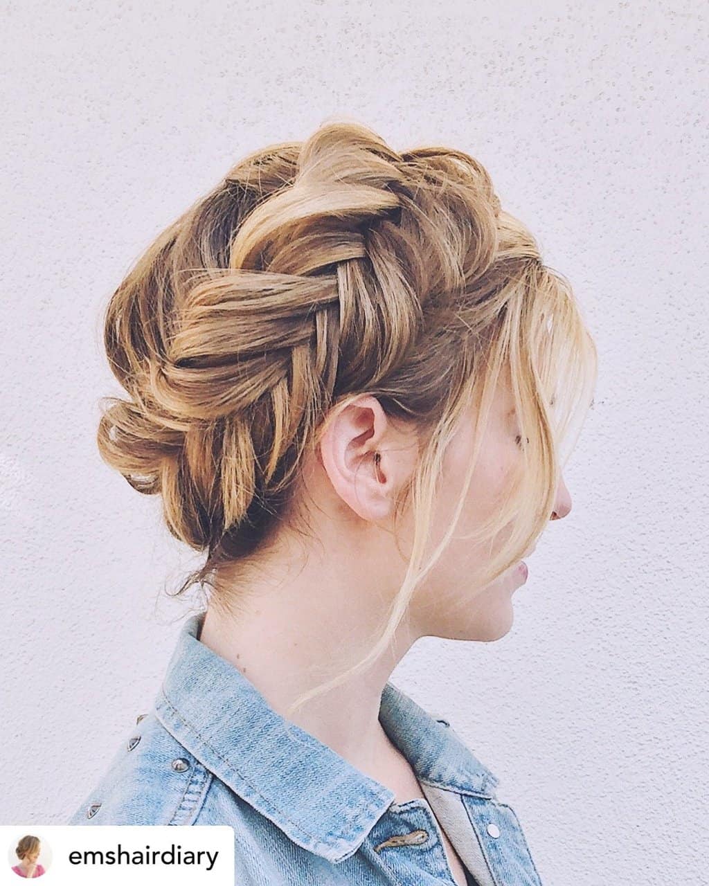 Crown braids are perfect for rainy days!