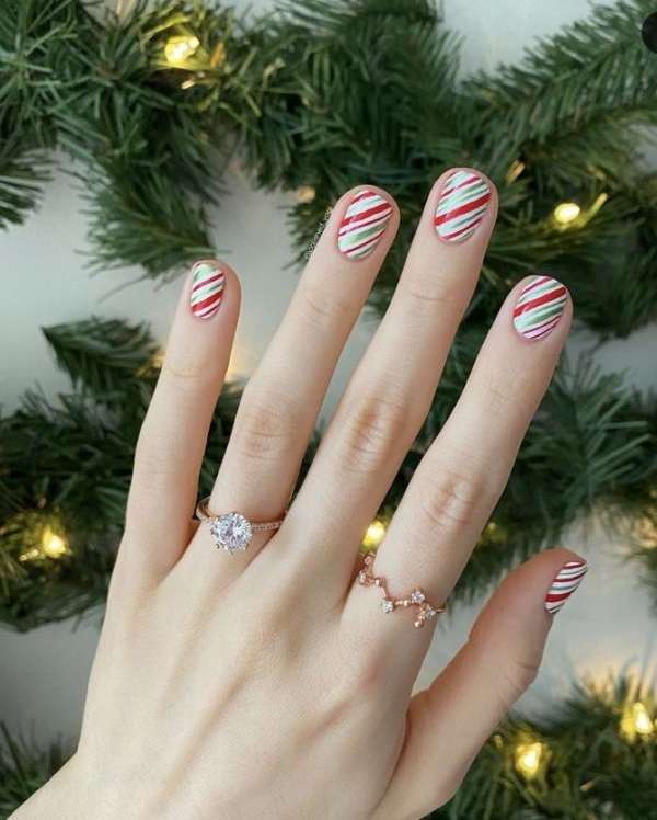 Red and Green Swirls