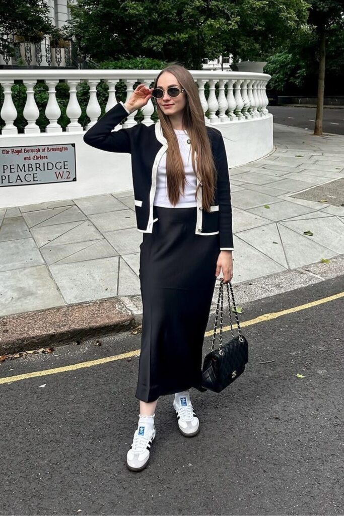 satin-skirt-outfits-21-683x1024-1 T-Shirt & Cropped Jacket & Maxi Skirt