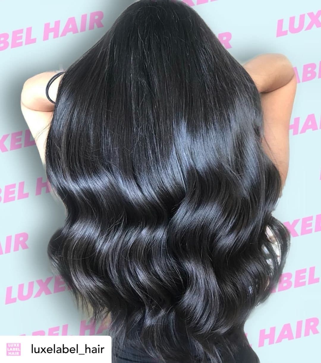 Really dark brown hair color.