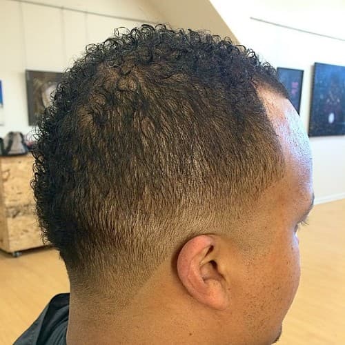 short-curl-fade SHORT CURL FADE
