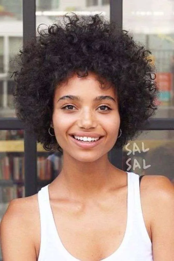 Short Curly Fro