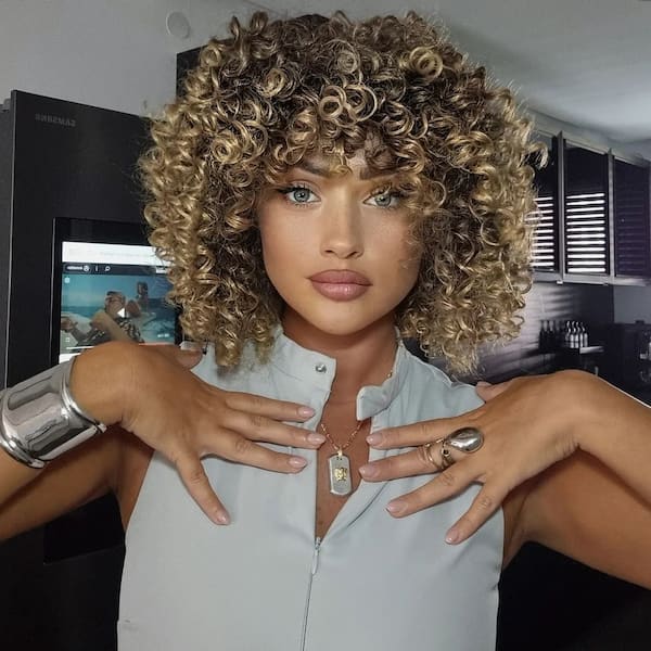 short-curly-hair-with-fringe Short Curly Hair with Fringe