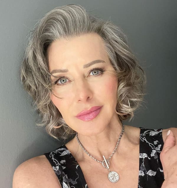 short-gray-curled-hair Short Gray Curled Hair