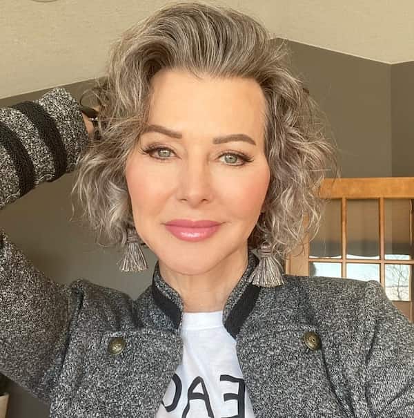 short-gray-permed-hair Short Gray Permed Hair