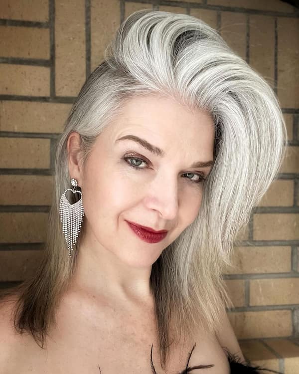 Side-parted High Wolf Haircut with Layers