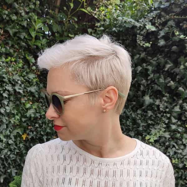 Side Short Fluffy Pixie Cut