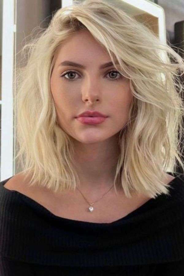 Side-Swept Bangs with Layers