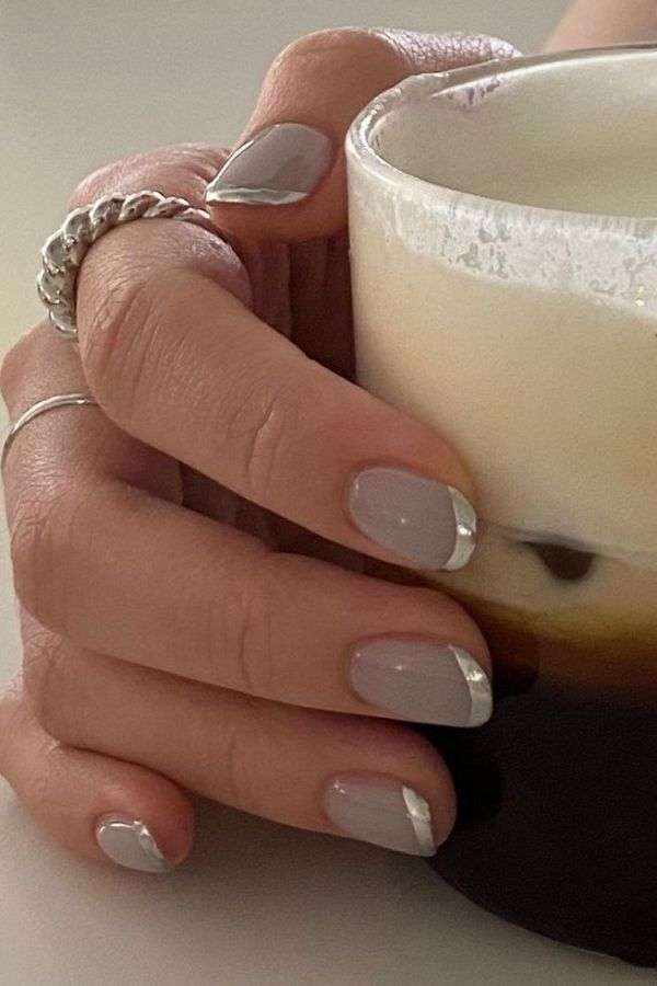 Silver Accented Tips