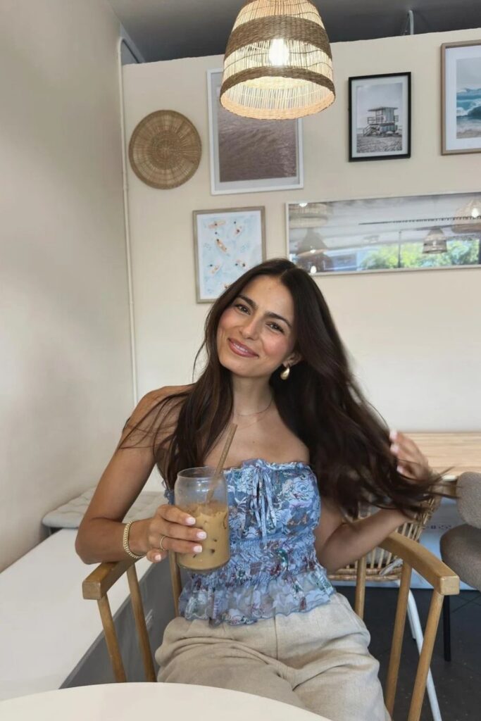 Floral Crop Top with Wide-Leg Pants