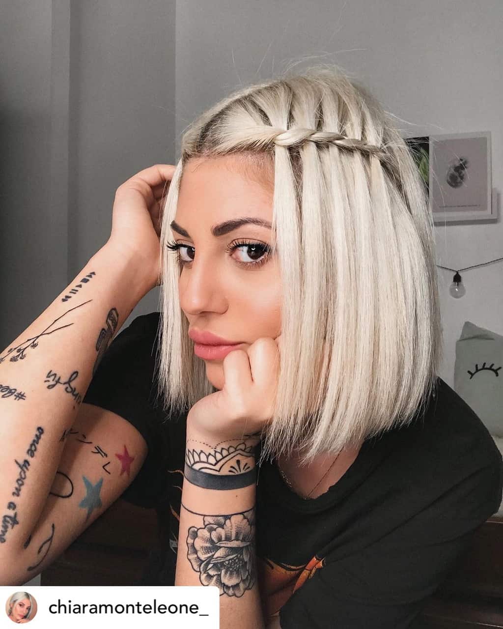 Simple waterfall braids are the perfect summer hairstyle!