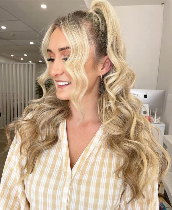 Summer Quick Weave Half Up Half Down