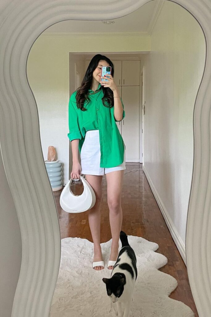 Oversized Shirt and Shorts