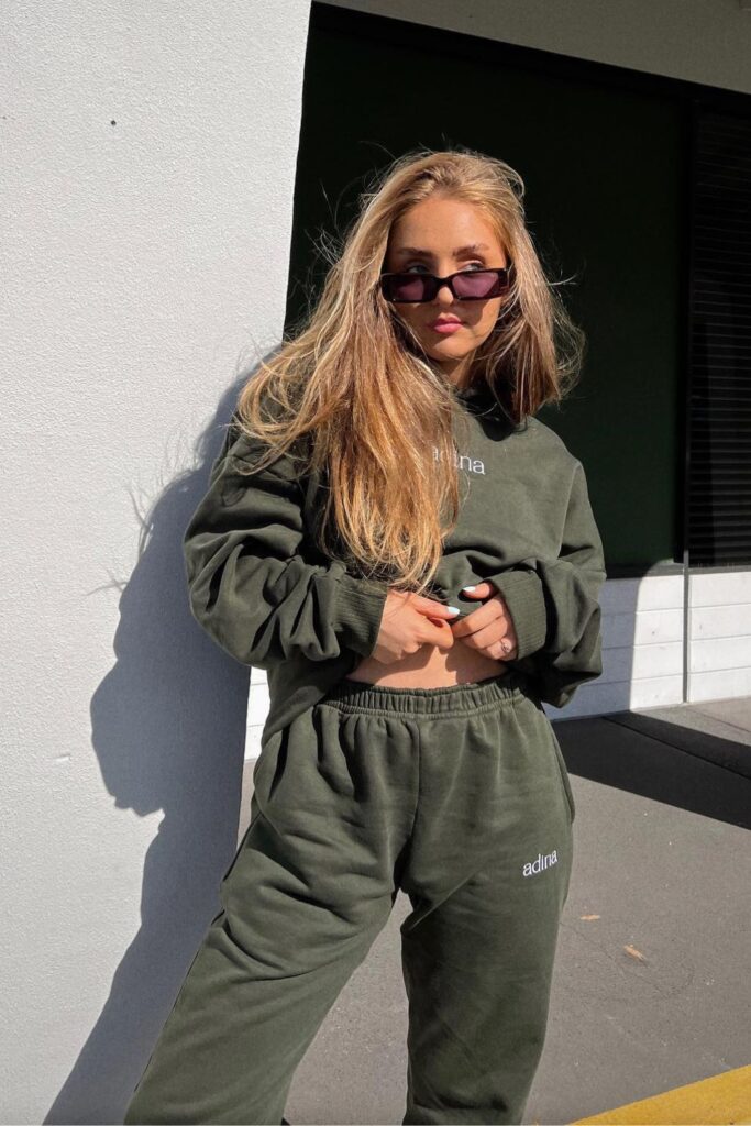 Matching Sweatshirt and Sweatpants Set