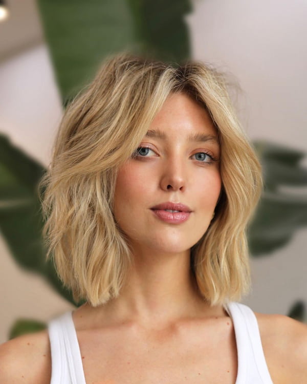Textured Bob Haircut