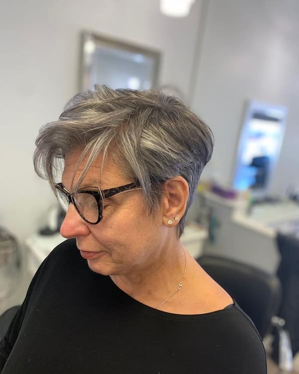 Textured Pixie with Fringe