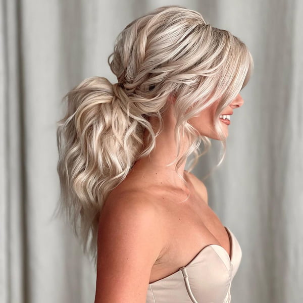 textured-ponytail-with-bangs-1 Textured Ponytail with Bangs