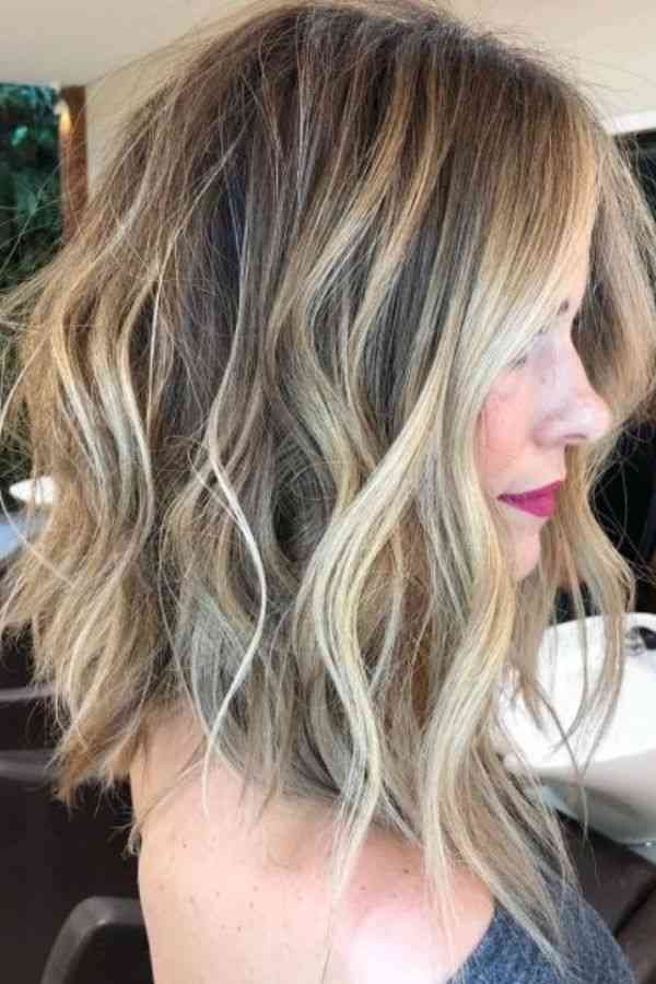 Tousled Layers with Balayage