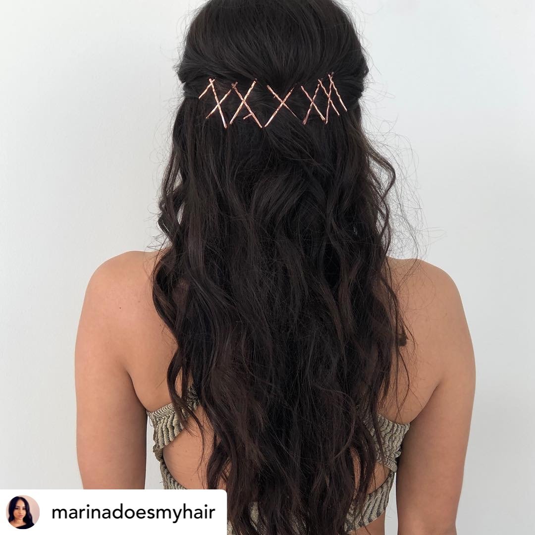 types-of-hairstyles-1 Bobby pin hairstyles.