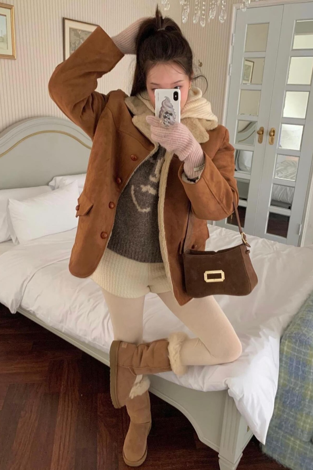 ugg-outfits-2 Layered Warmth for Chilly Days