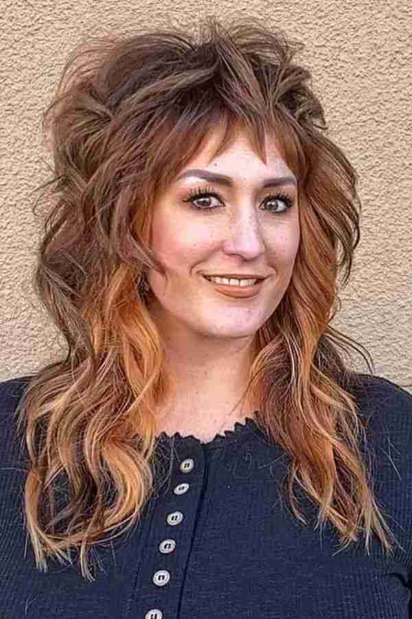 Vintage-Inspired Wolf Haircut