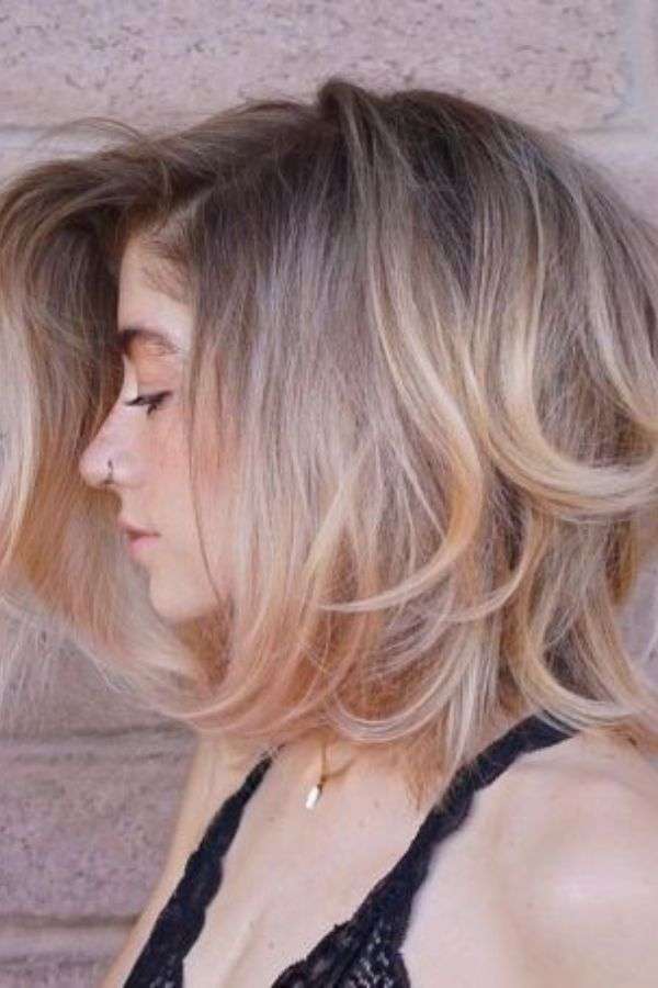 Voluminous Mid-Length Hair