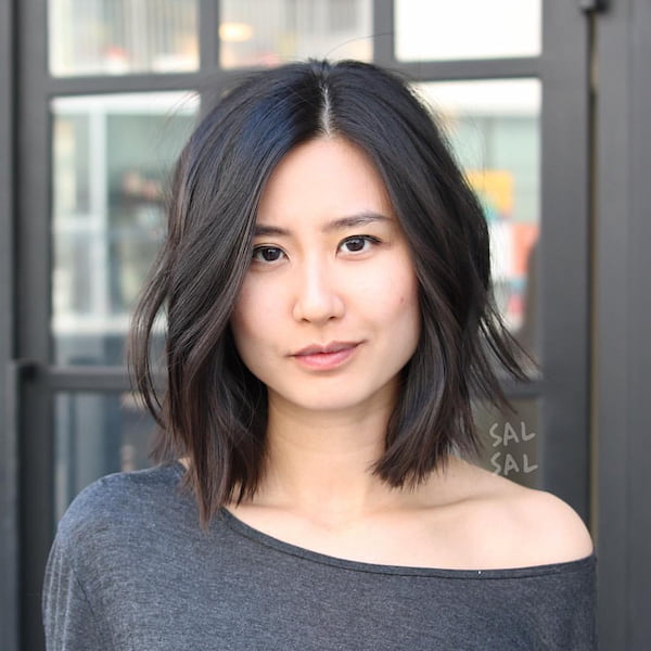 Wavy Bob with Textured Layers