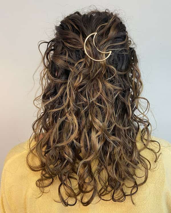 wavy-half-up-half-down Wavy Half Up Half Down