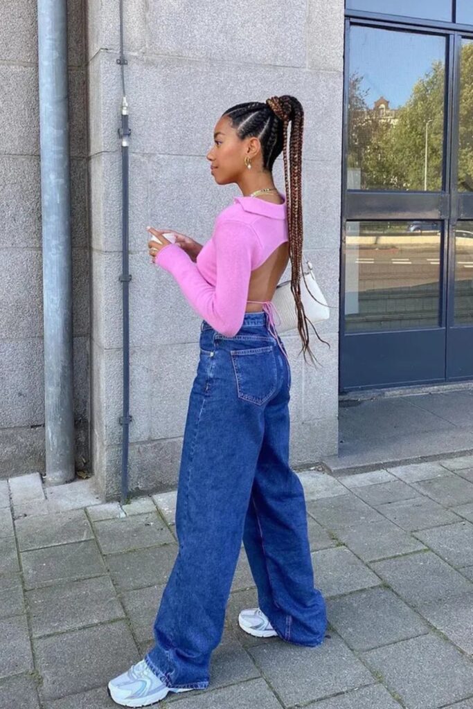 wide-leg-jeans-outfit-ideas-21-683x1024-1 Open-Back Top and White Sneakers